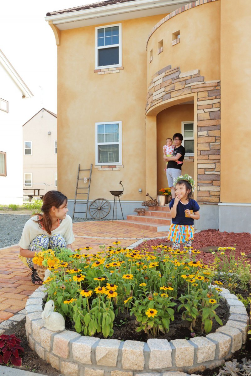 輸入住宅の外構エクステリア