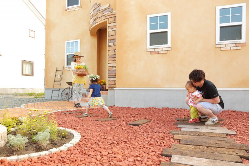 輸入住宅の外構エクステリア