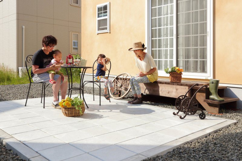 輸入住宅の外構エクステリア