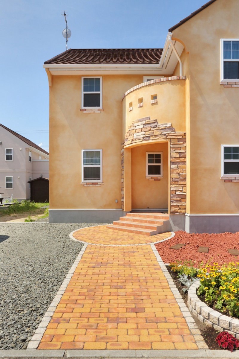 輸入住宅の外構エクステリア